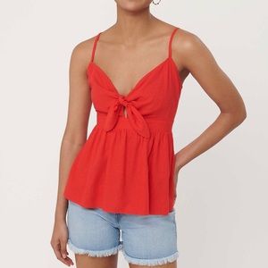 NWT Loft Tie Front Cami